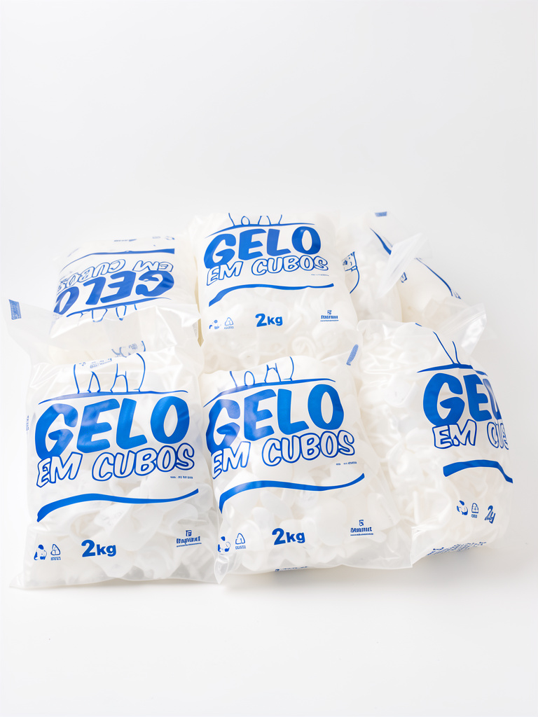 Gelos em cubos 2kg