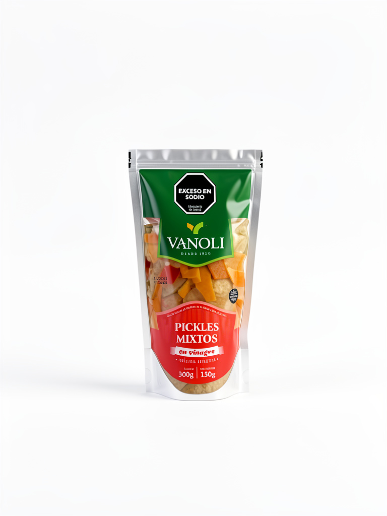 Vanoli pickles mixtos en vinagre de 150g