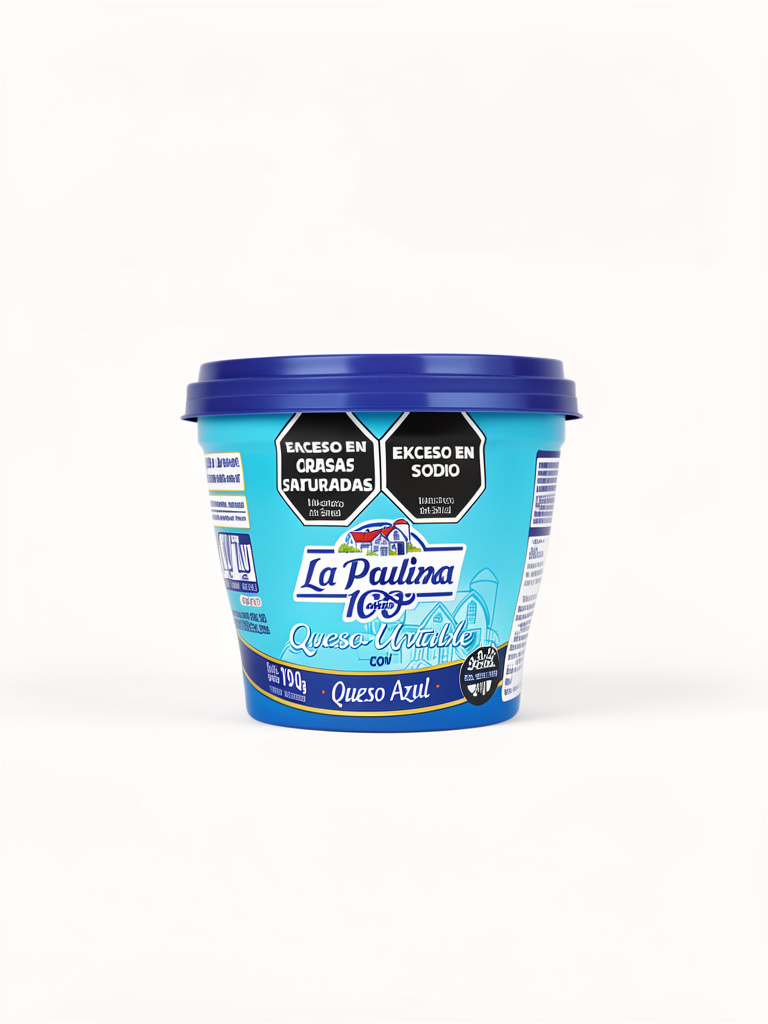 La Paulina Queso Untable azul x190g
