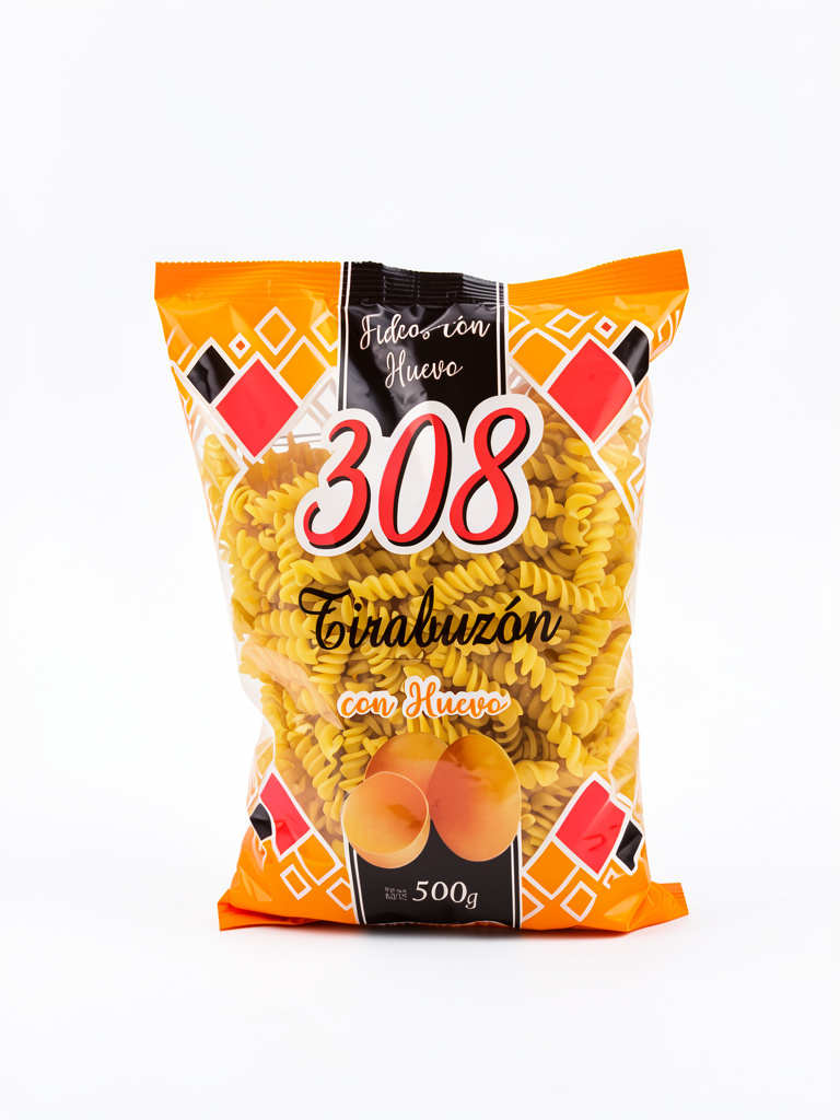 308 Tirabuzón con huevo 500g