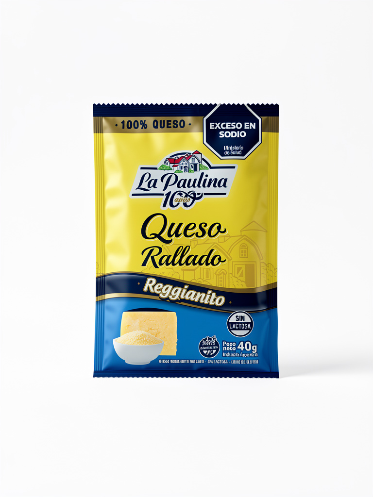 La Paulina Queso Rallado Reggianito 40g