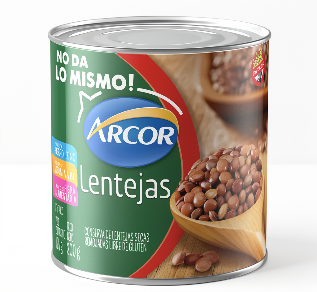 Arcor Lentejas x195g