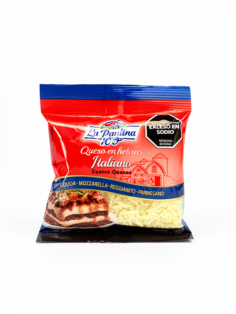 La Paulina Queso en hebras italiano x125g