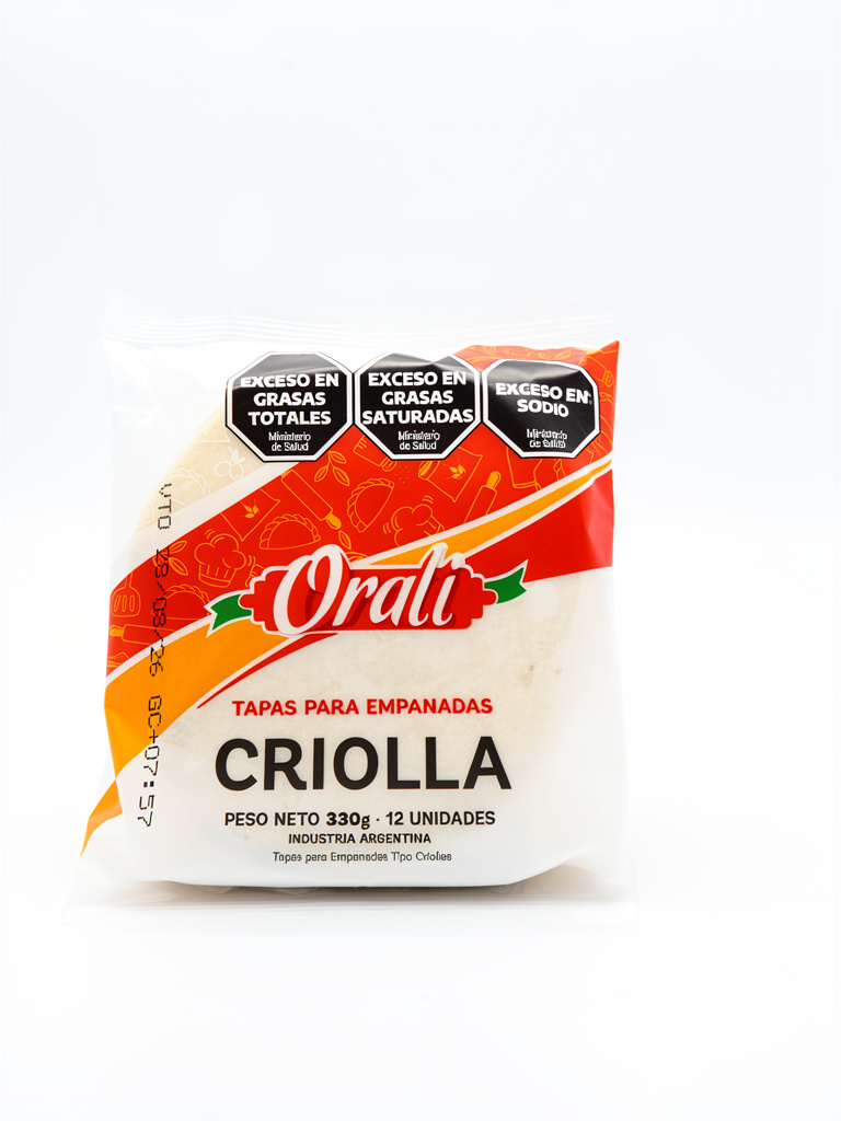Orali tapas empanadas criollas x12 unidades
