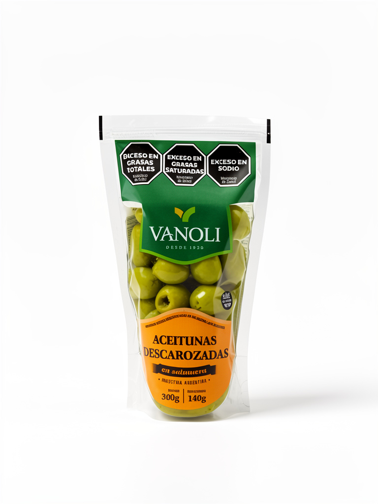Vanoli aceitunas verdes descarozadas 140g