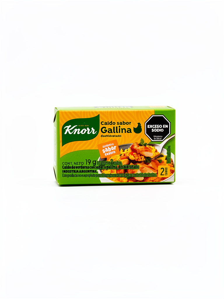Knorr caldo gallina y verduras cubos 2 unidades x19g