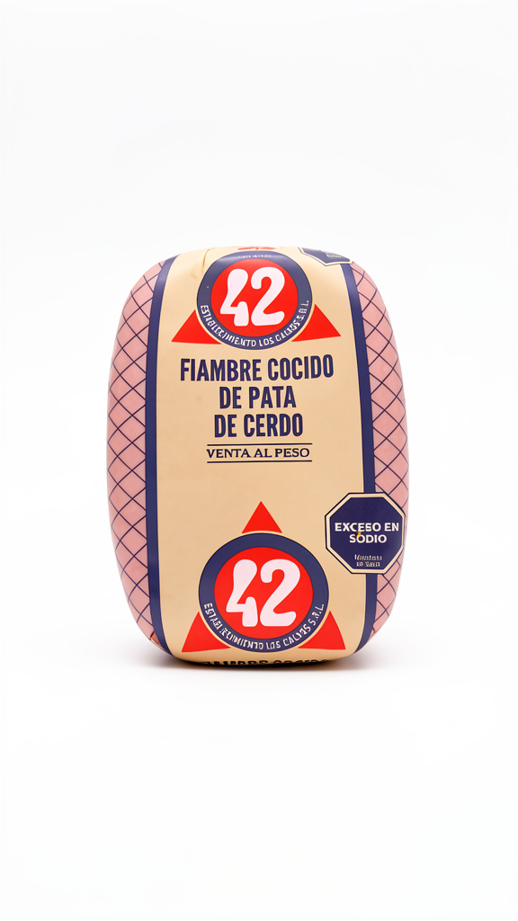 42 Fiambre cocido de pata de cerdo