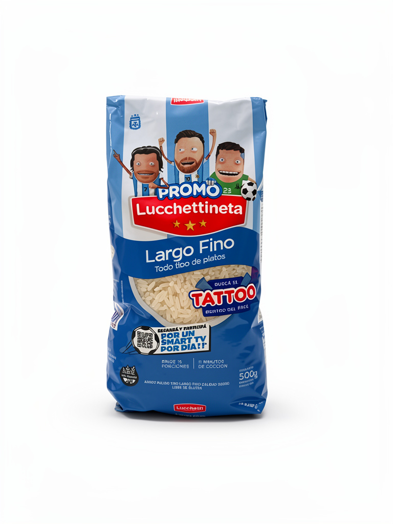 Lucchetti arroz largo fino 500g