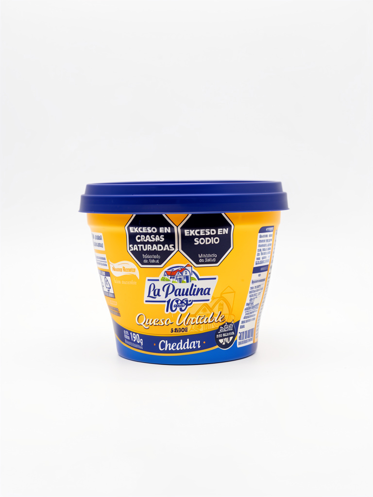 La Paulina Queso Untable  cheddar x190g