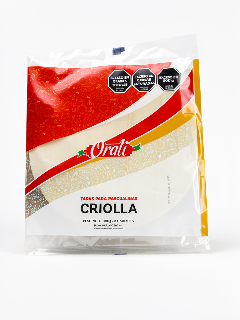 Orali Pascualina tipo Criolla tapas x2 unidades