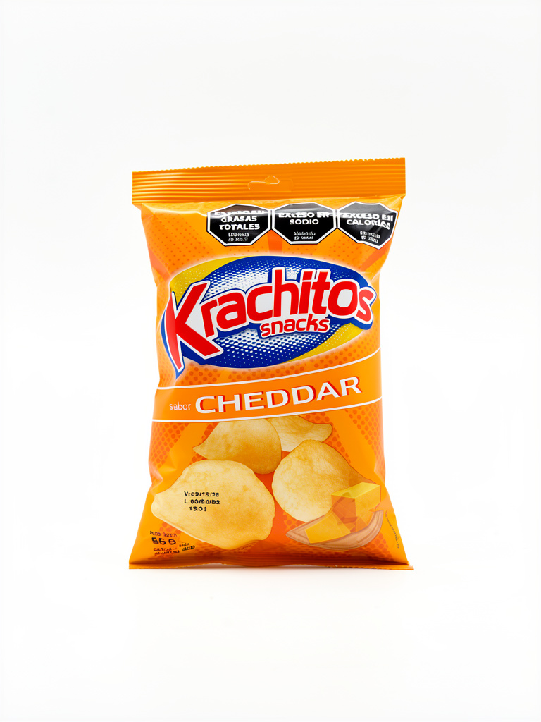 Krachitos Papas sabor Cheddar x50g