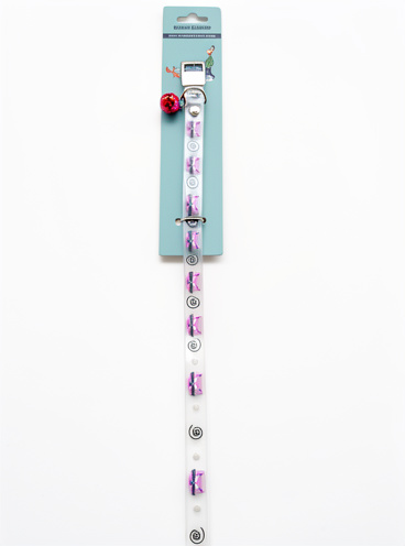 Collar cascabel transparente