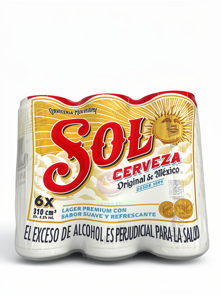 Cerveza Sol Mexicana Six Pack