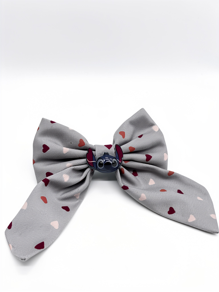 Stitch moño gris