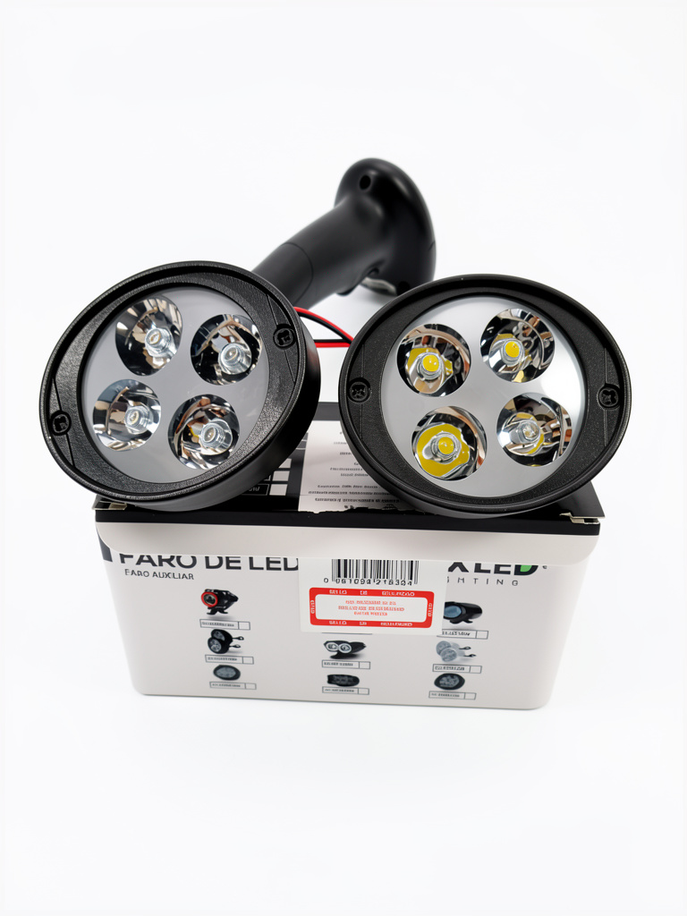 Faro Auxiliar LED 4x2 un metal