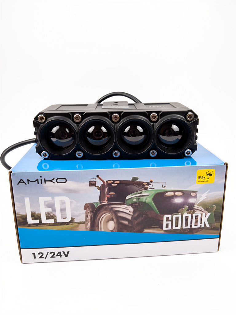 Faro 4 Lupas c/cooler GZ327 AMIKO
