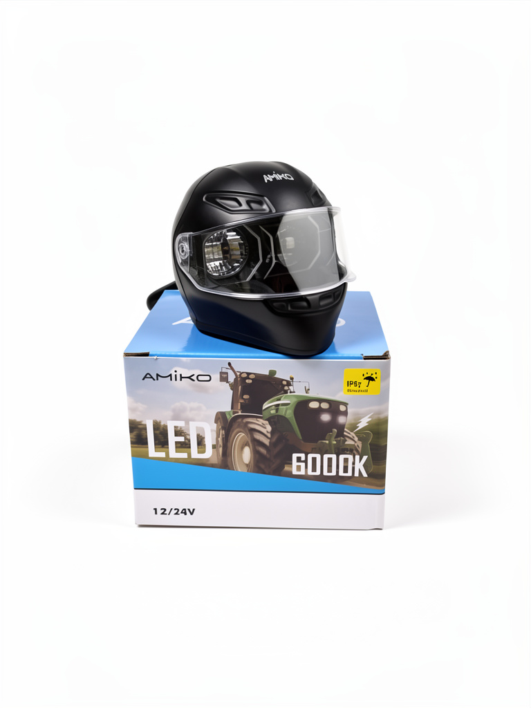 Faro Led casco lupa AMIKO