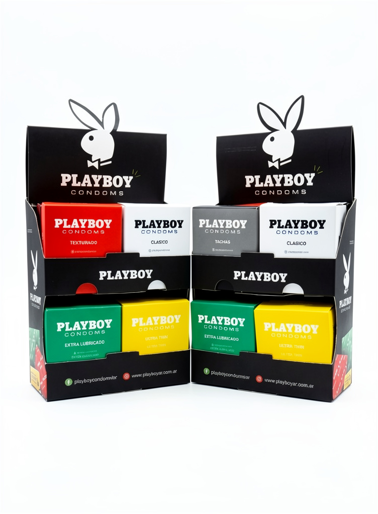 Playboy Preservativos surtidos (Exhibidor) x12
