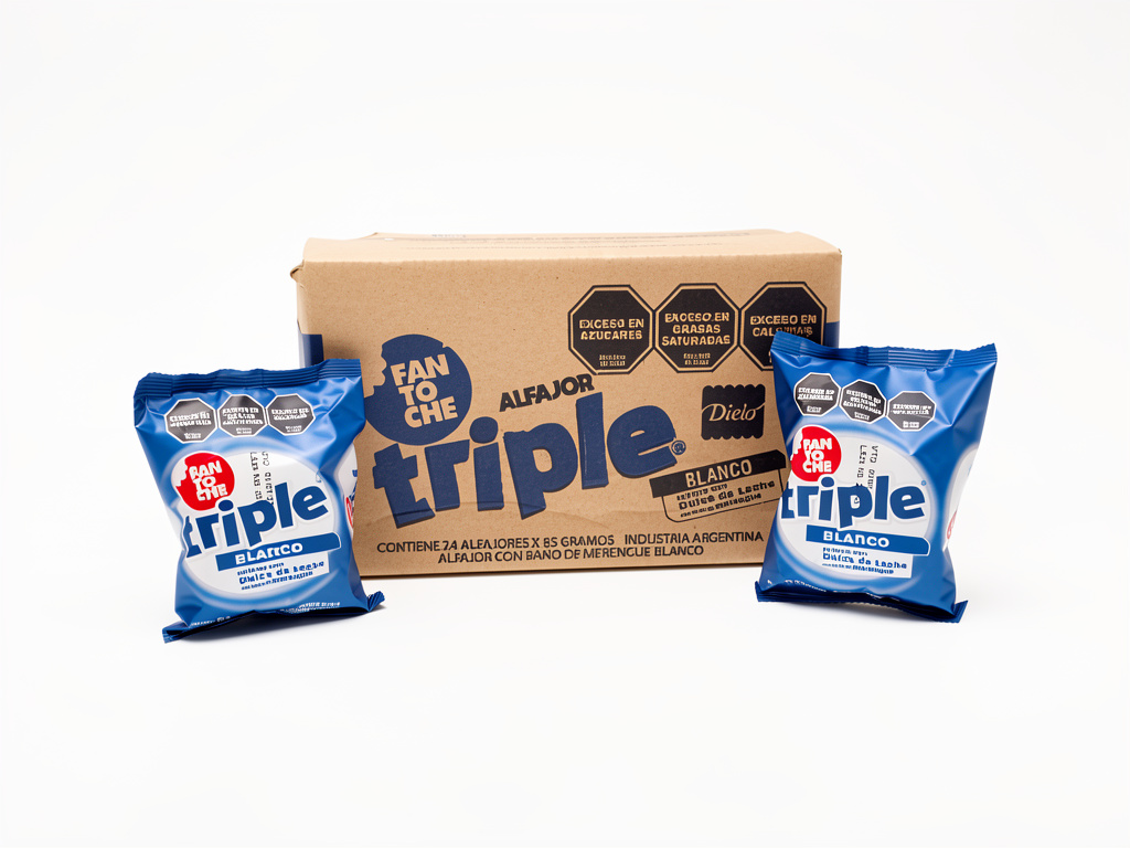 Alfajor Fantoche Blanco Triple