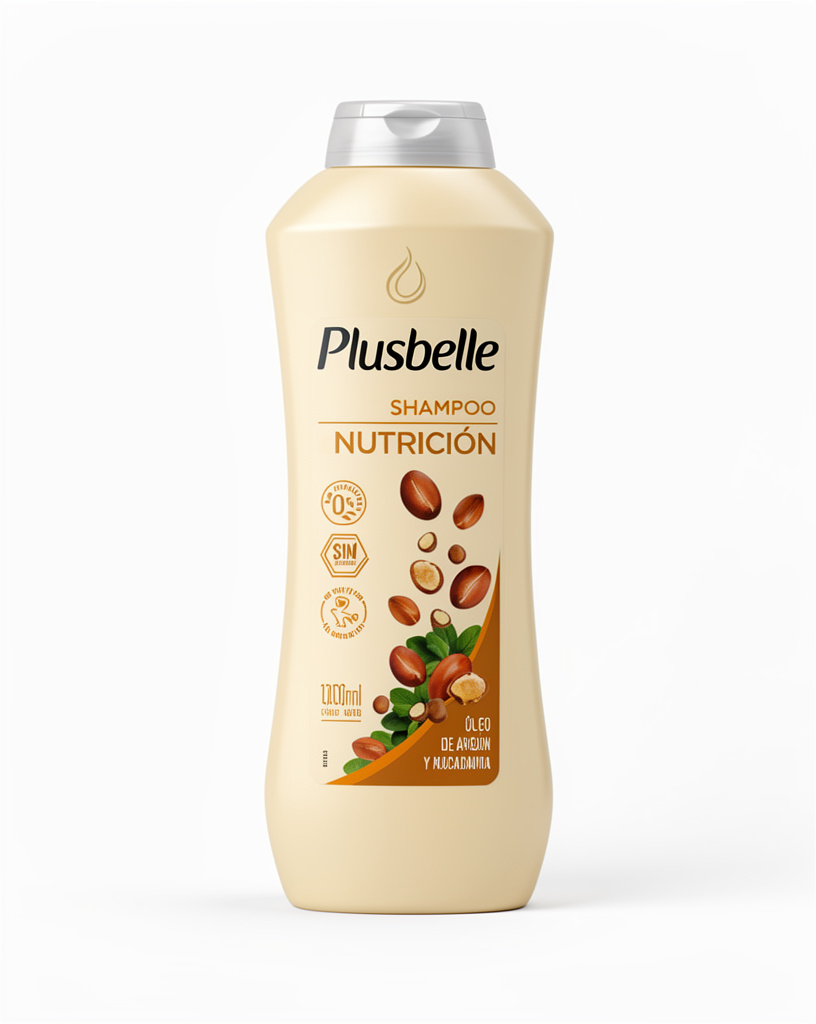 Shampoo Plusbelle Nutrición x1lt