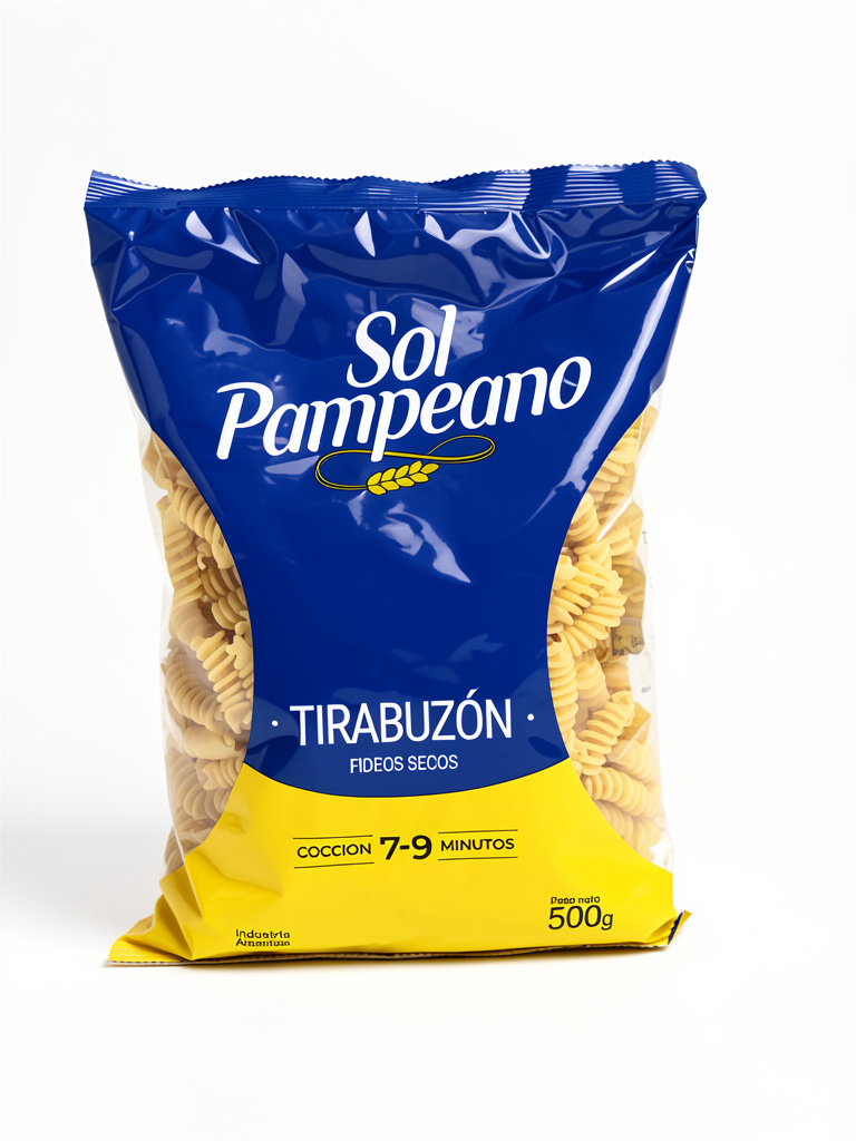 Fideo Sol Pampeano Tirabuzón 500gr