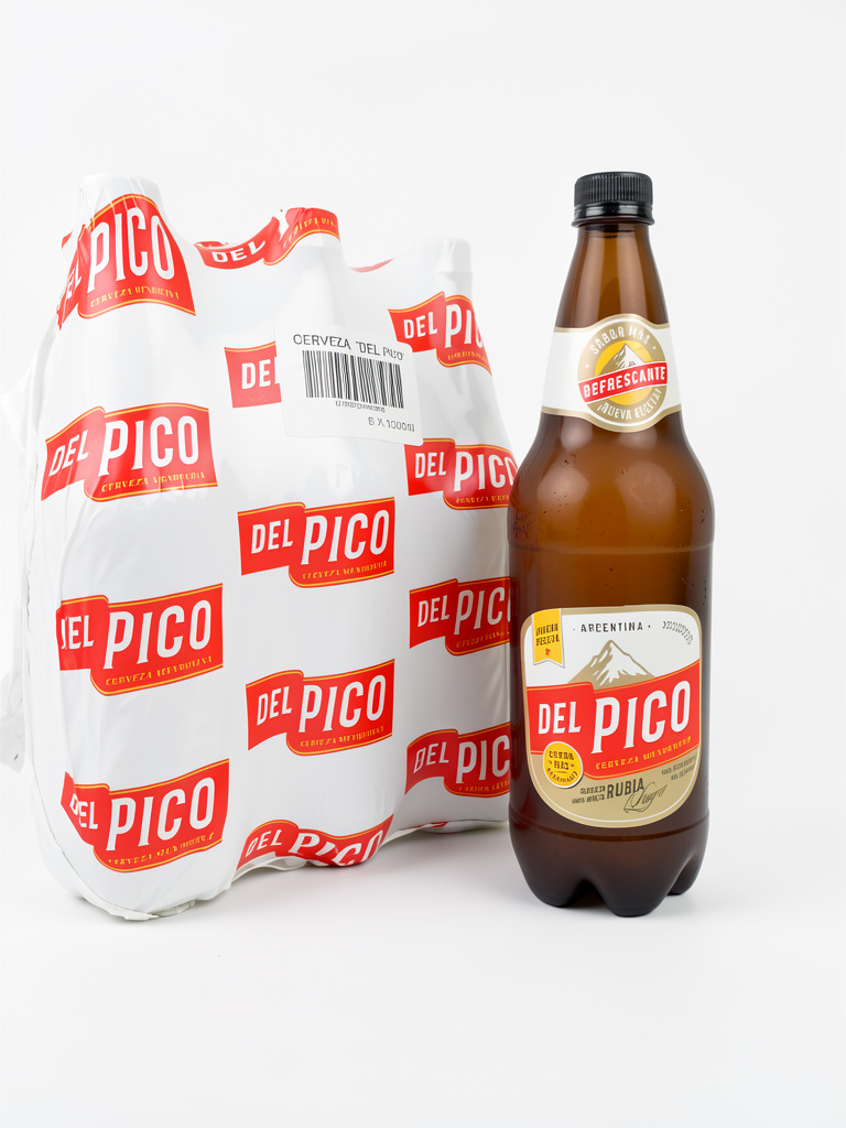 Del Pico Cerveza Rubia 1L