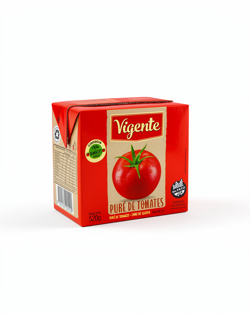 Puré de Tomate Vigente 520gr