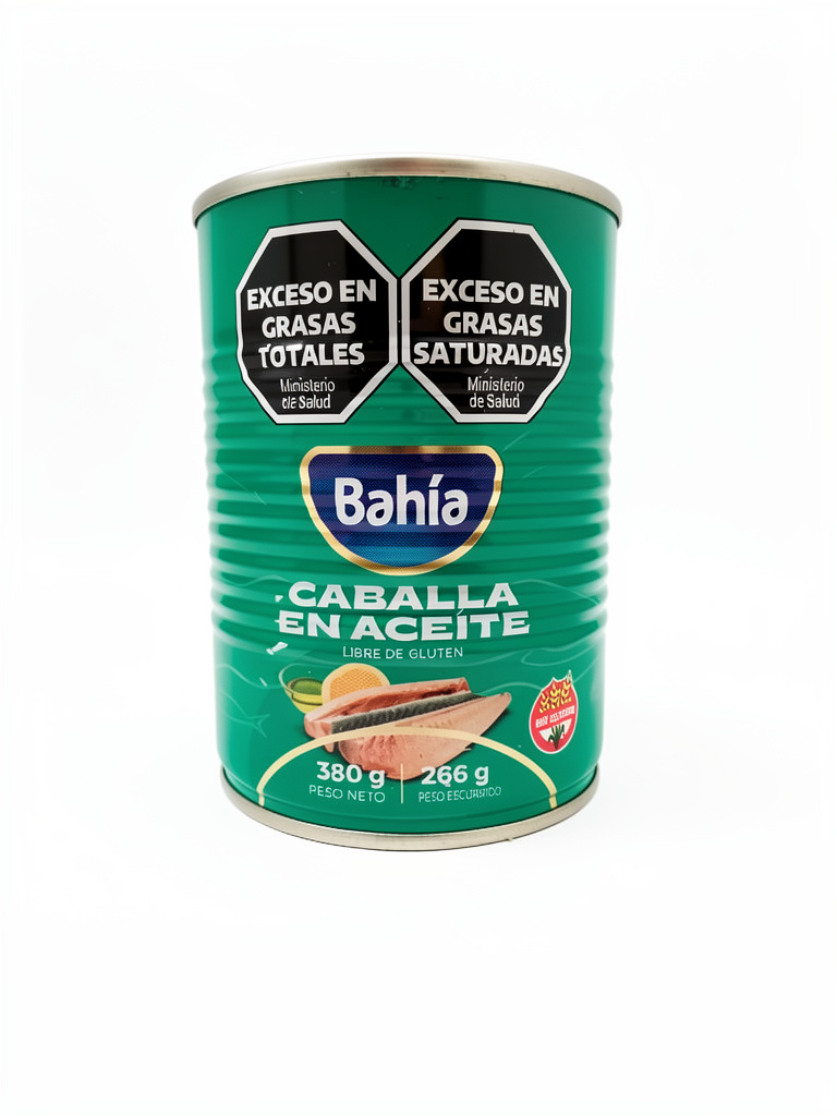 Caballa Bahía 380gr en Aceite