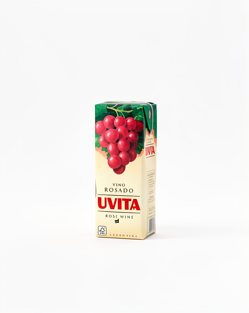 Vino Tetra Rosado Uvita 1lt