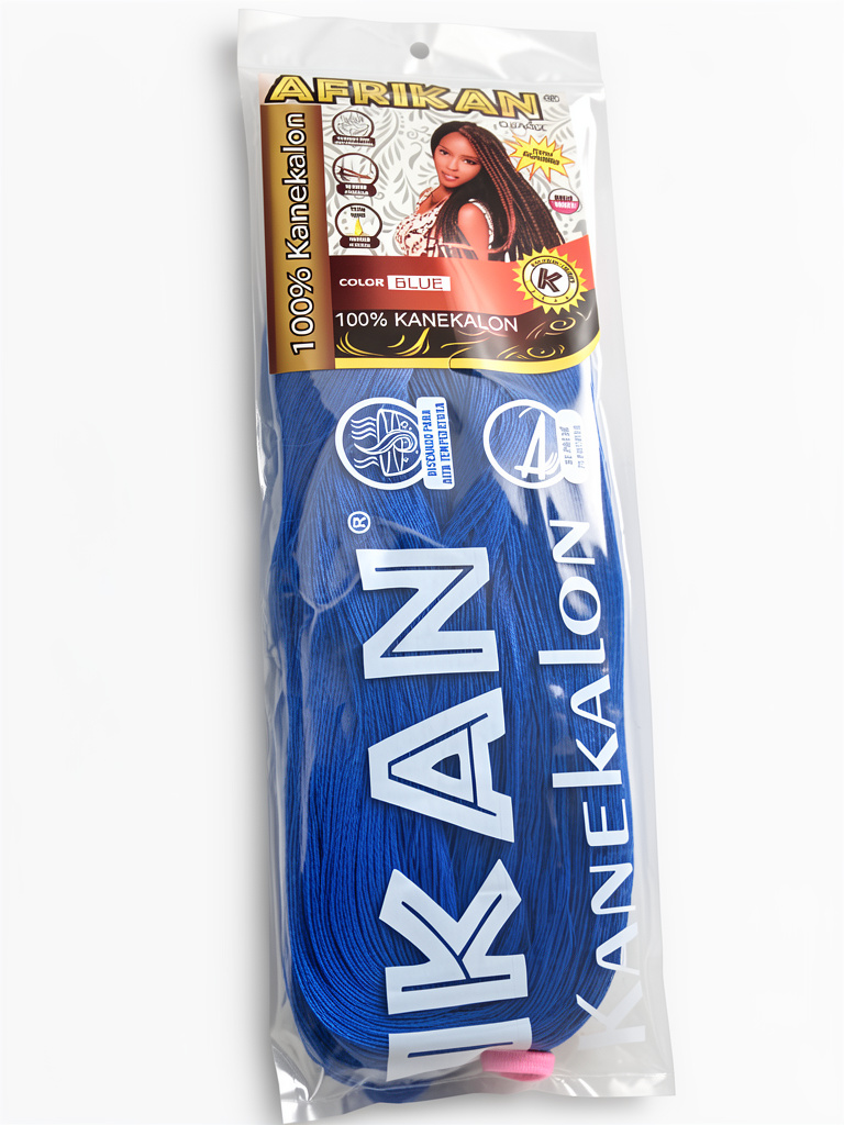 Afrikan Kanekalon azul