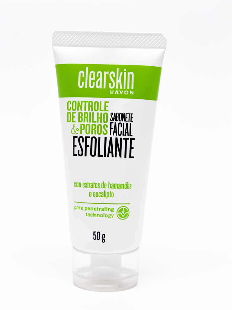 Sabonete facial esfoliante avon
