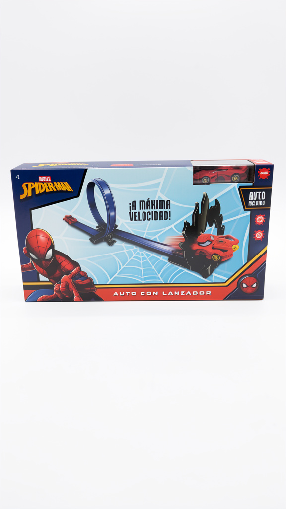 Pista de auto spiderman