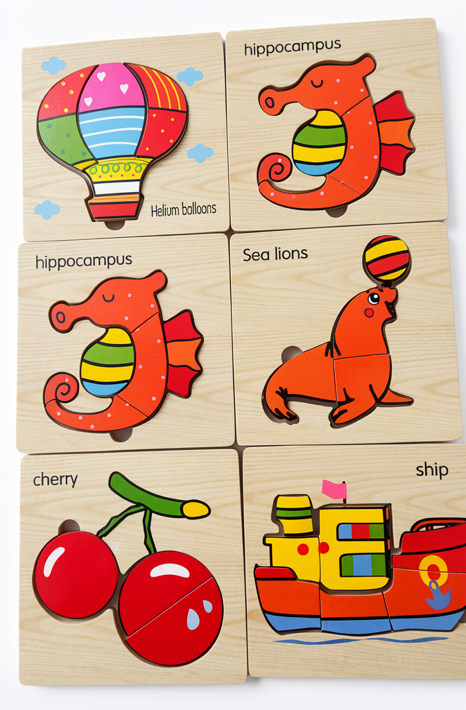 Rompecabezas de madera infantil