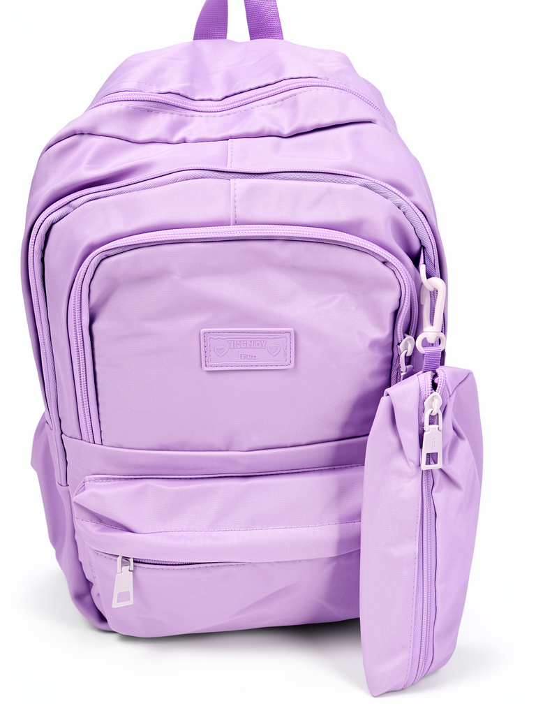 MOCHILA TRENDY + CARTUCHERA18557 lila