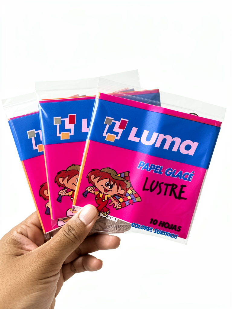 PAPEL GLACE LUSTRE X10