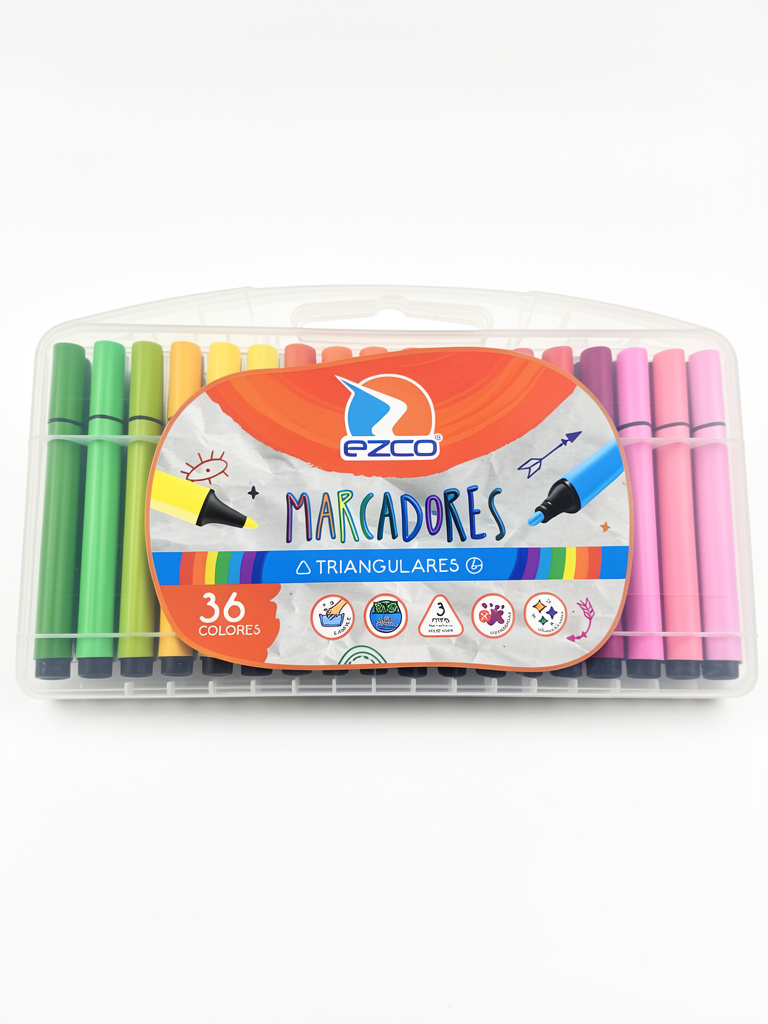 MARCADOR EZCO TRIANGULAR X36