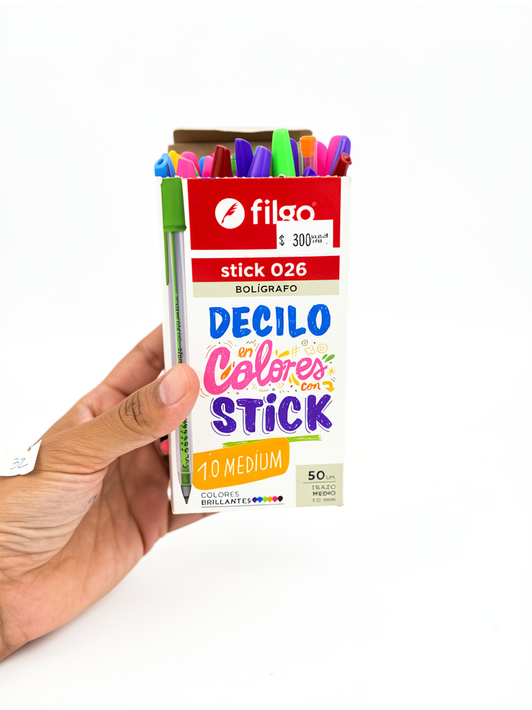 BOLÍGRAFO FILGO STICK COLOR