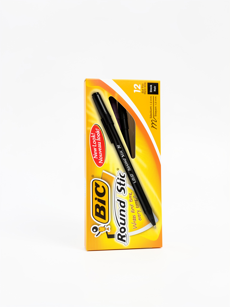 BOLÍGRAFO BIC ROUND STIC NEGRO