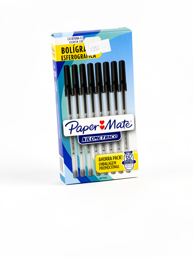 BOLÍGRAFO PAPER MATE KILOMETRICO NEGRO