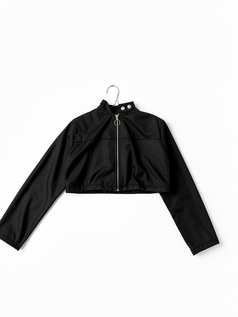Chaqueta negra corta
