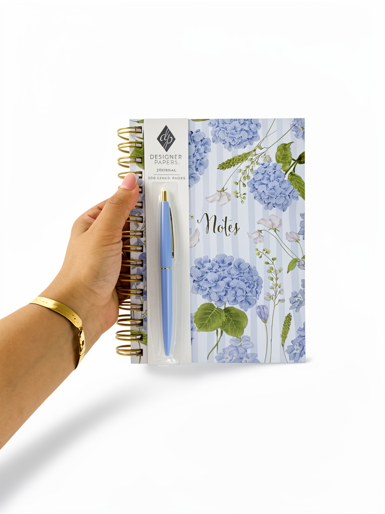 LIBRETA CON LAPICERO HORTENSIA DP