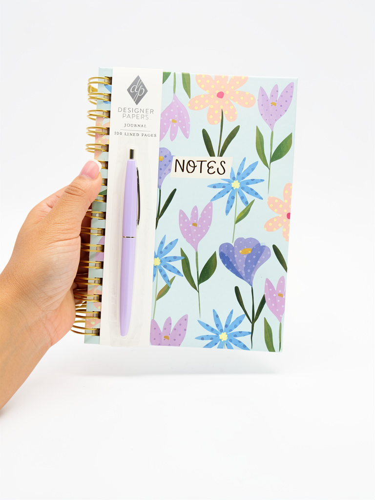 LIBRETA CON LAPICERO FLORES DP