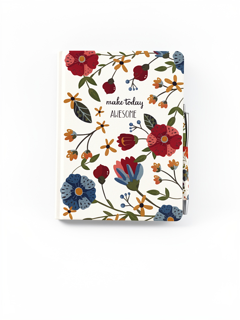 JOURNAL FLORES CON LAPICERO