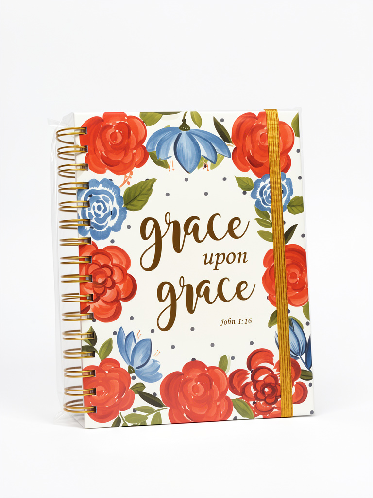 LIBRETA CON FLORES GRACE UPON GRACE