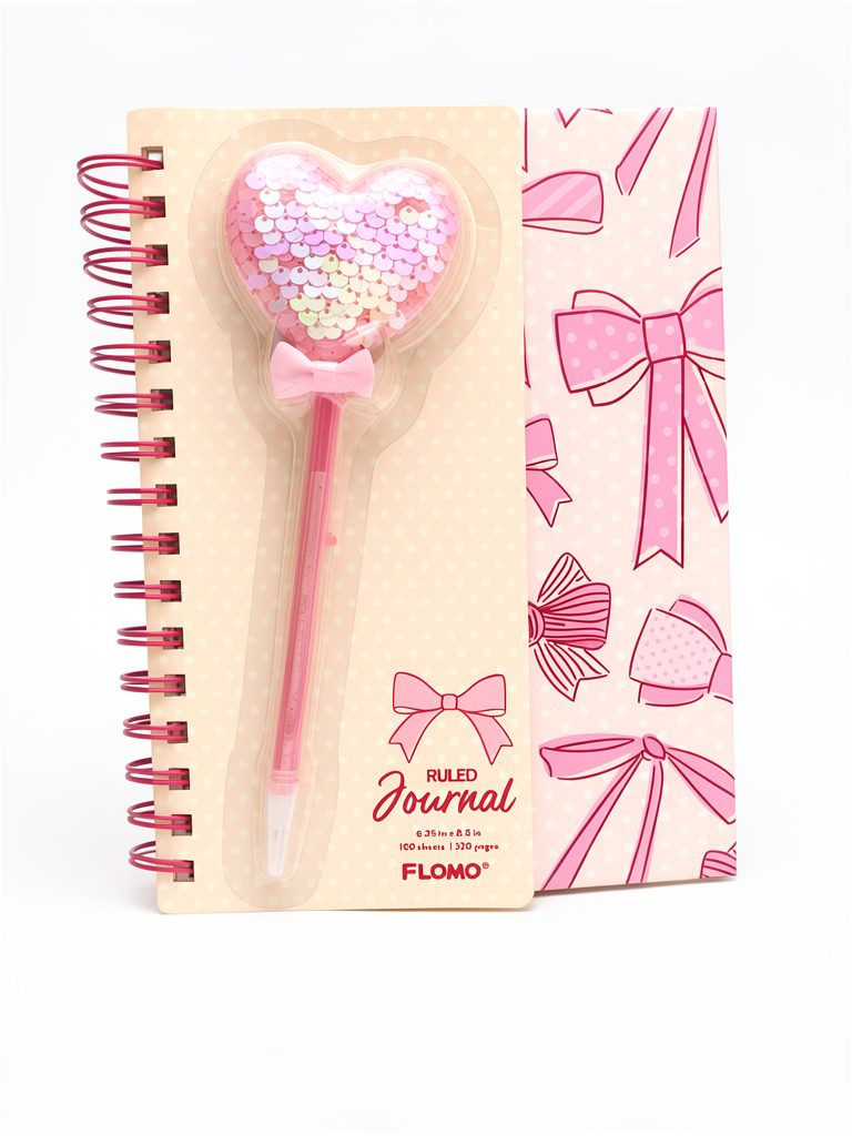 LIBRETA CON LAPICERO LAZO COQUETTE