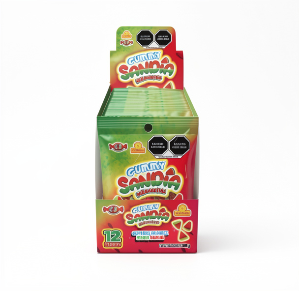 CS GUMMY SANDÍA REBANADA 70gr 1/12und