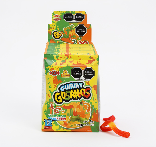 CS GUMMY GUSANOS 70gr 1/12und