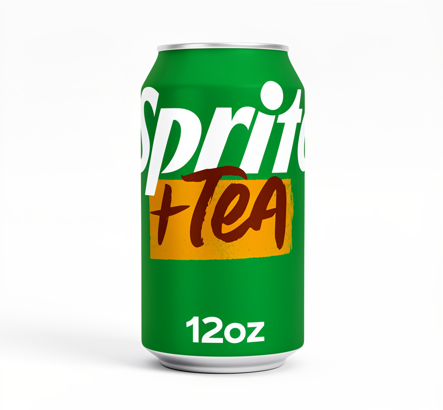 Sprite +tea lemon lime tea 12oz 12pack