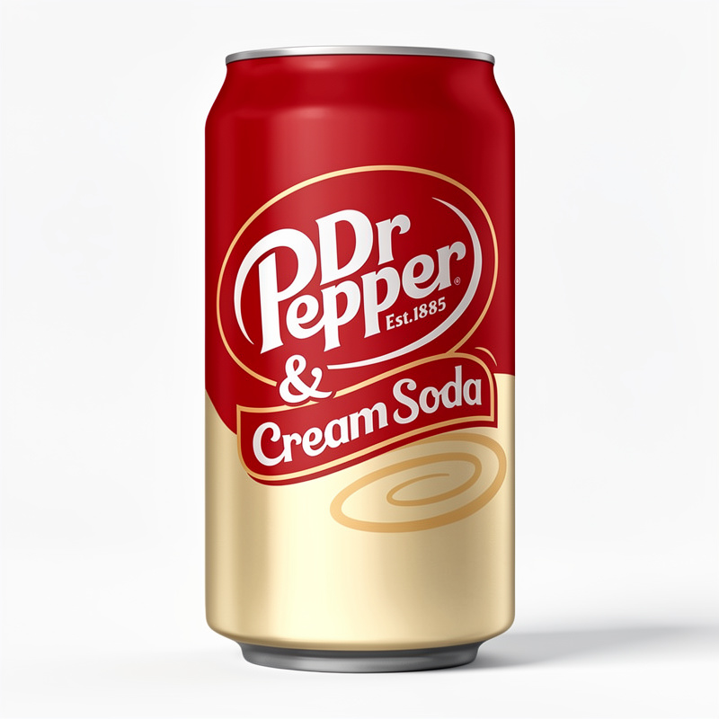 Dr. Pepper cream soda 12oz 12pack