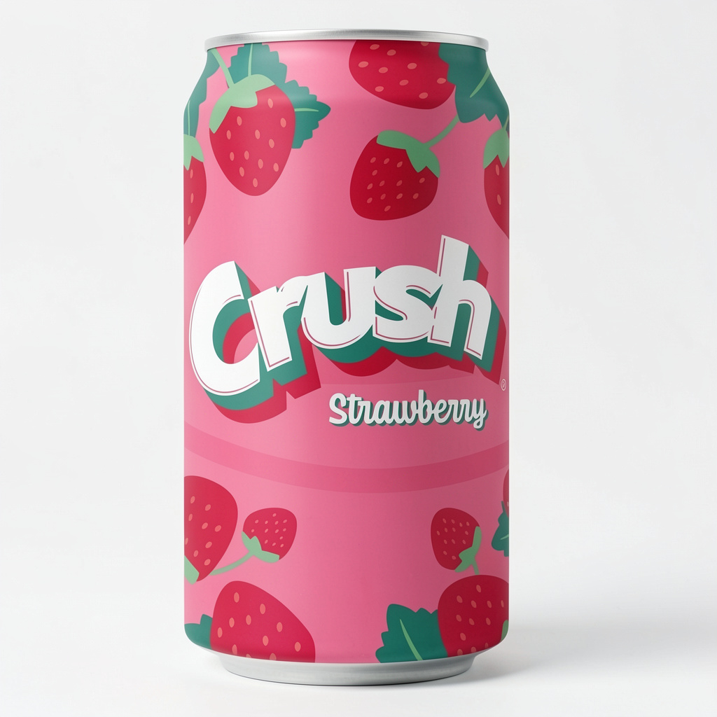 Crush Strawberrry 12oz 12pack